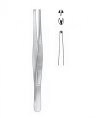 Pince à dissection standard avec dents de Kinéfis 1: 2 - (16cm) Pince à dissection standard avec dents de Kinéfis 1: 2 - (16cm)